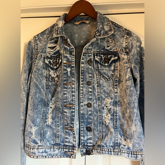 Highway Jeans Acid Wash Jacket S - Picture 5 of 9
